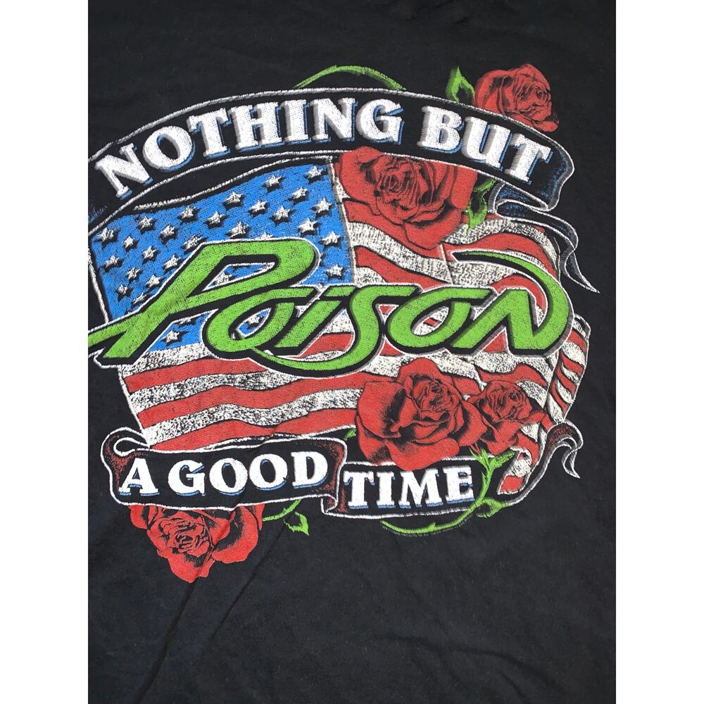 Poison Nothing But A Good Time T Shirt Large Glam Metal